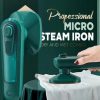 Compact Handheld Steam Iron & Garment Steamer – Dry and Wet Ironing for Home and Travel Use